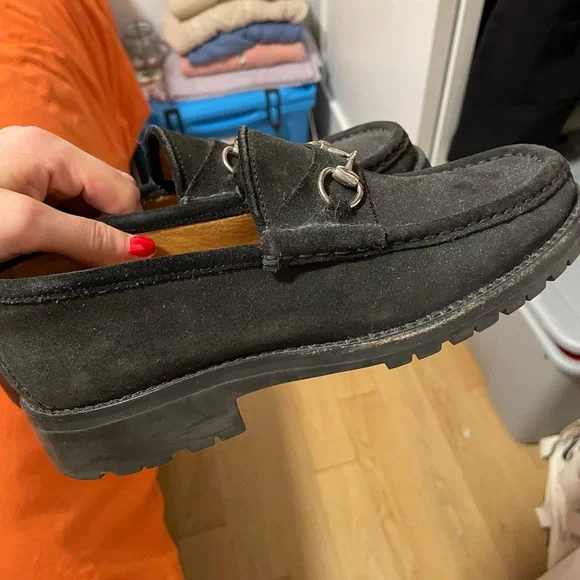 Gucci women’s loafers black size 7.5 - Picture 3 of 4